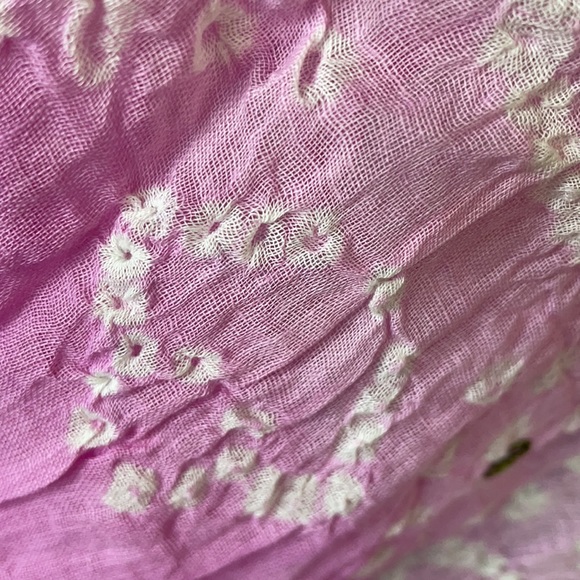 Hand made tie dye bandhani wrap scarf sarong NEW - Picture 4 of 10